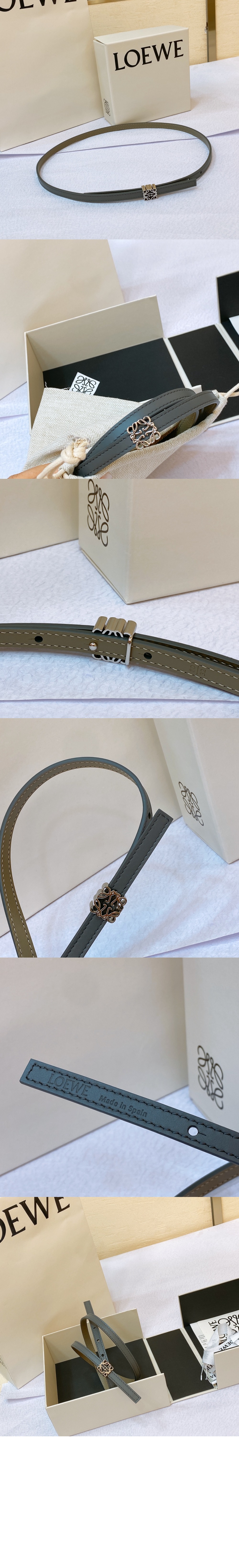 리버서블 애너그램 큐브 벨트 > 로에베