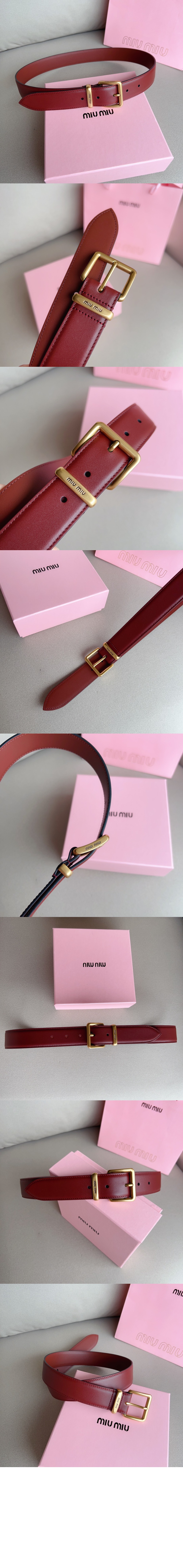 가죽 벨트 5CC536 > 미우미우