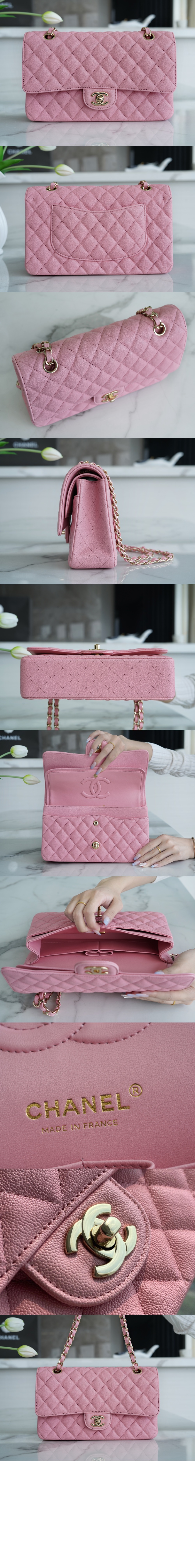 클래식 캐비어 미듐 샴페인골드 A01112 > Classic - 클래식