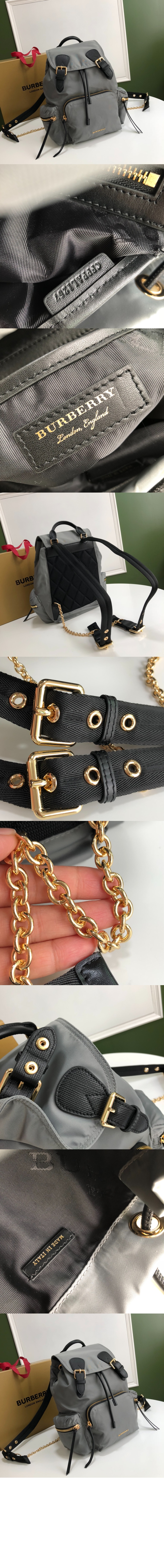 테크니컬 나일론 가죽 럭색 40482971 > Backpack - 백팩