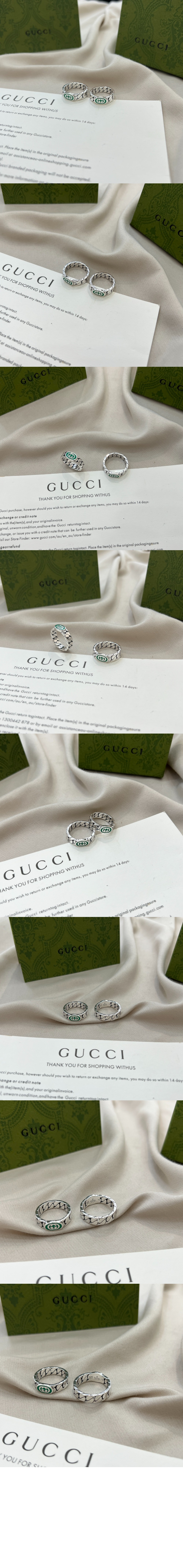 구찌 인터로킹 에나멜 반지 701612 > Etc - 기타제품