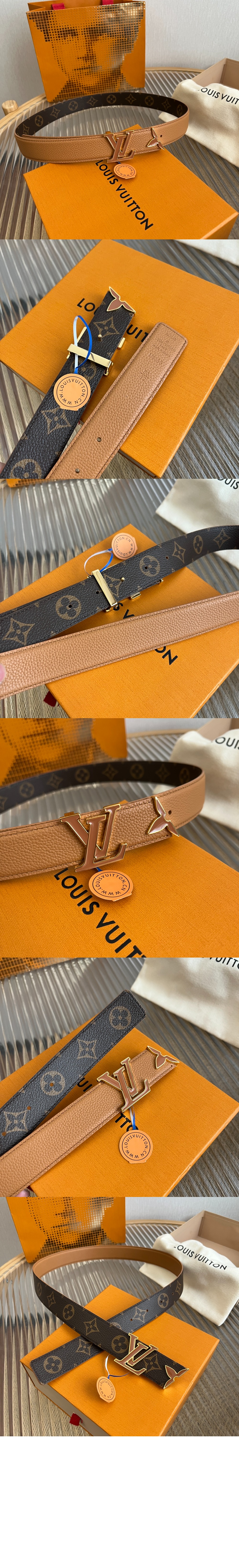 프리티 LV 리버서블 벨트 M8255U > 루이비통