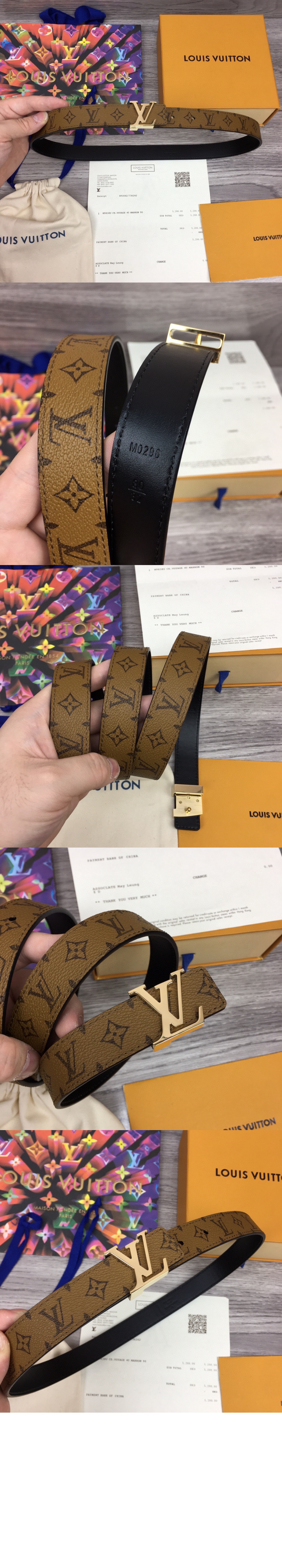 LV 아이코닉 리버서블 벨트 M0296V > 루이비통