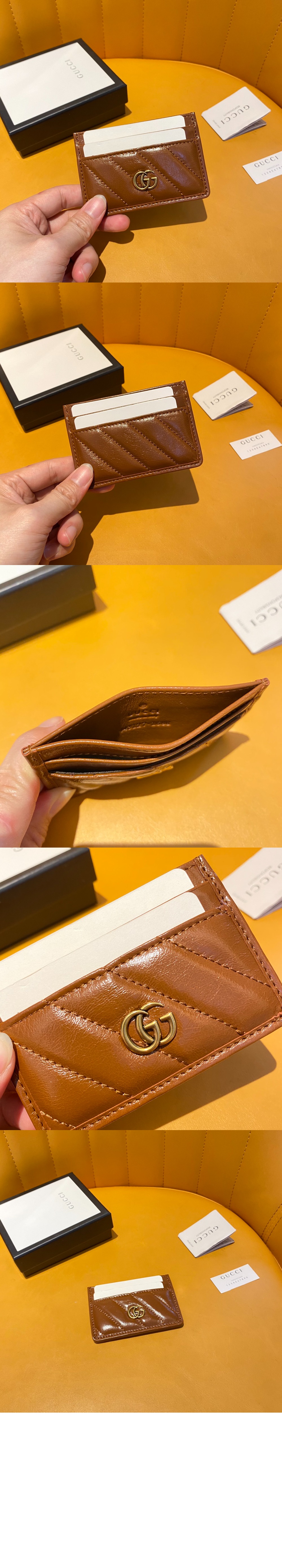 GG 마몽 마틀라세 카드지갑 443127 > GG Marmont - GG 마몽