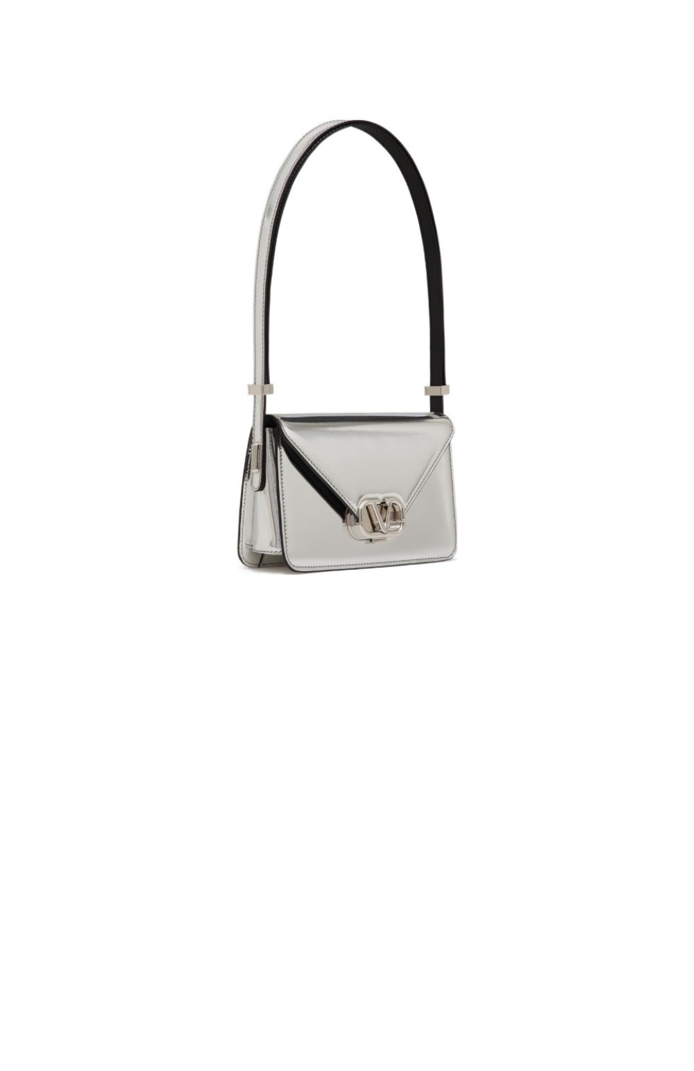 V 로고 플라크 레더 숄더백 > LOCO - 로코