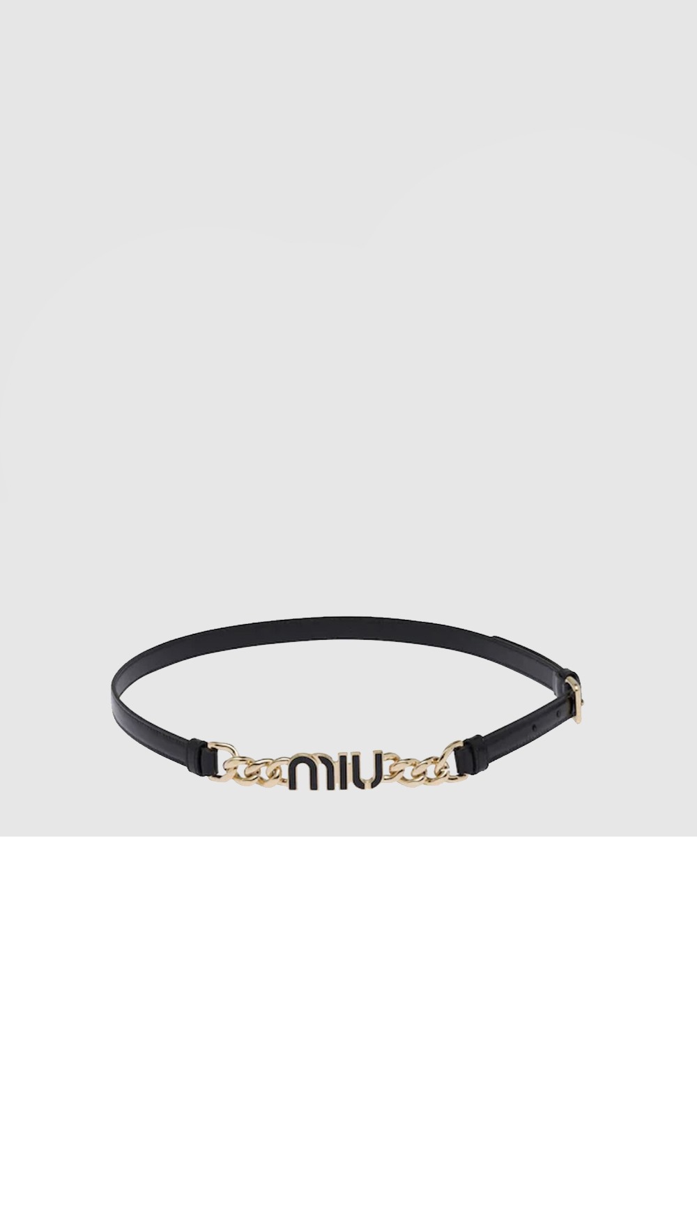 로고 체인 벨트 5CC527 > 미우미우