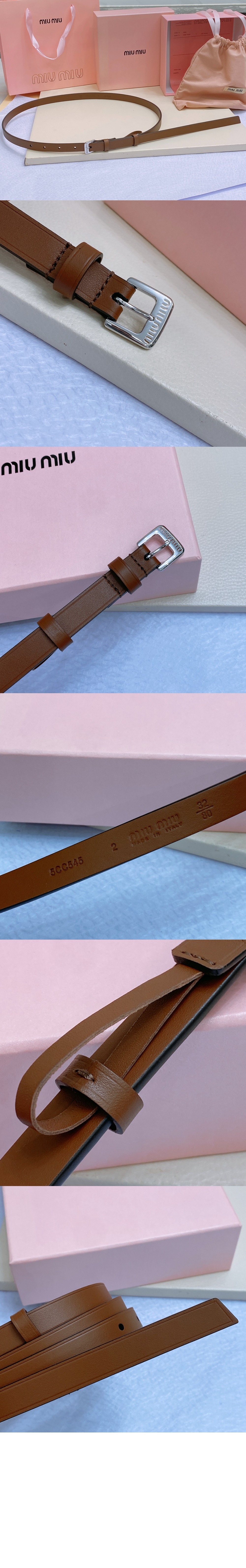 가죽 벨트 5CC553 > 미우미우