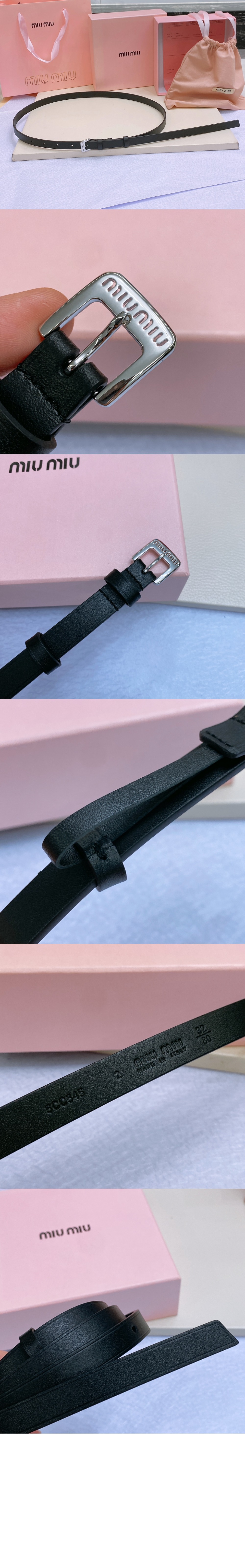 가죽 벨트 5CC553 > 미우미우
