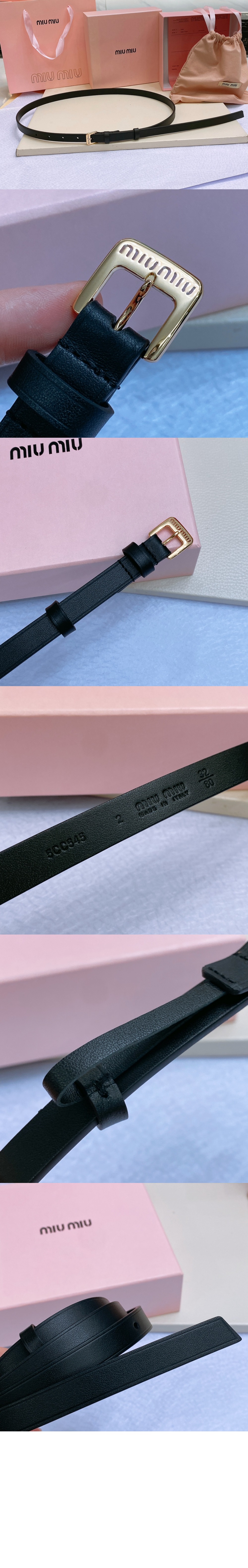 가죽 벨트 5CC553 > 미우미우
