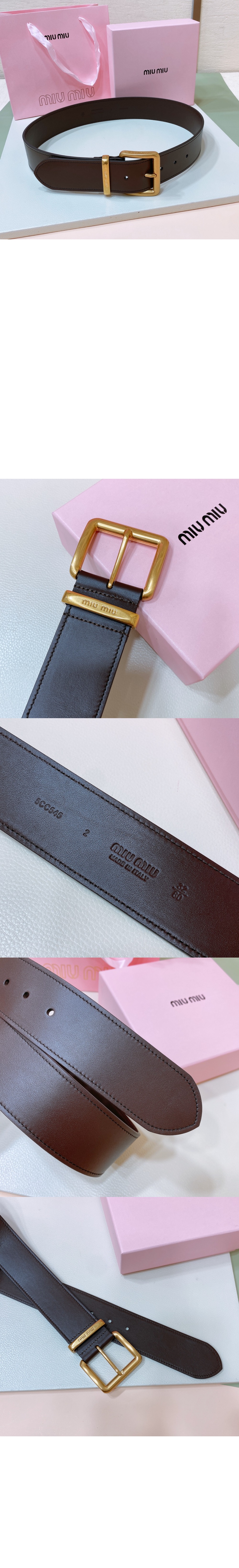 가죽 벨트 5CC589 > 미우미우