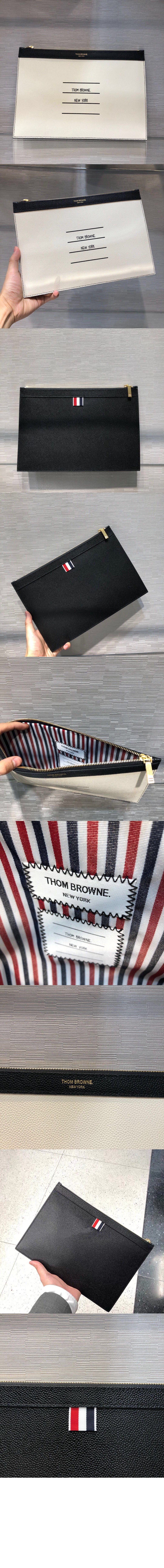 페이퍼 라벨 클러치 MAC075 > 톰브라운