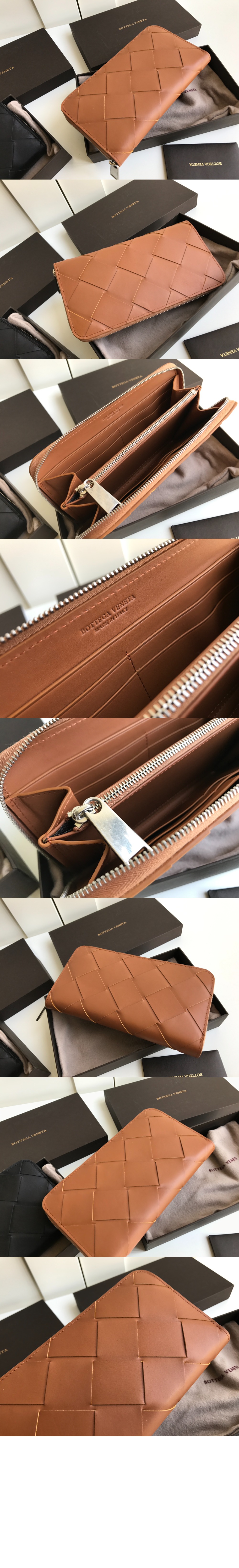 인트레치아토 지퍼월렛 573431 > Intrecciato Card Case - 인트레치아토 카드지갑