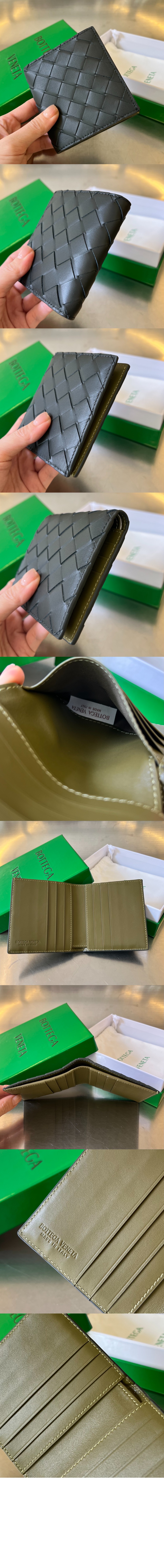 인트레치아토 슬림 폴더형 지갑 749400 > Intrecciato Card Case - 인트레치아토 카드지갑