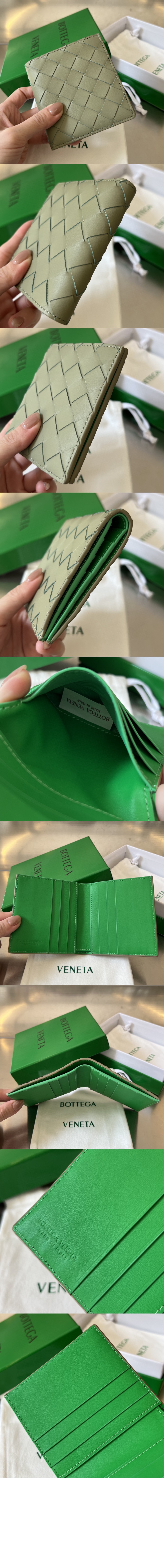 인트레치아토 슬림 폴더형 지갑 749400 > Intrecciato Card Case - 인트레치아토 카드지갑