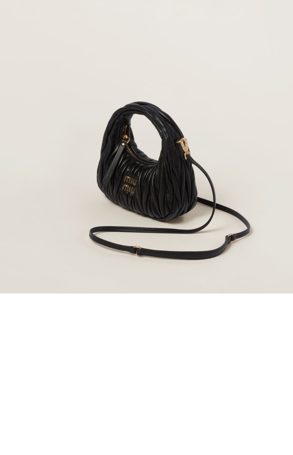 완더 마테라쎄 나파 가죽 호보 미니백 5BP078 > Wander - 원더