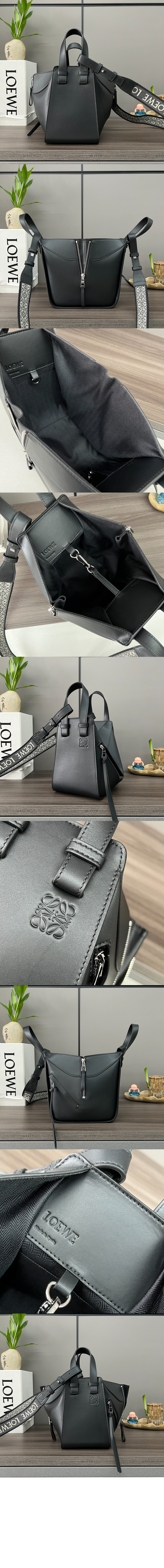 새틴 카프스킨 소재의 해먹 컴팩트 백 > Hammock - 해먹