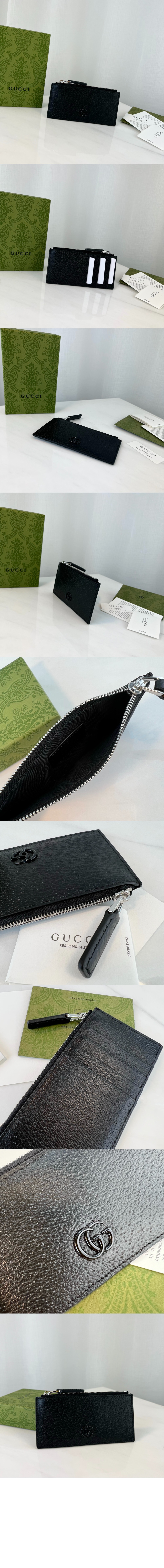 GG 마몽 지퍼 카드지갑 722726 > GG Marmont - GG 마몽