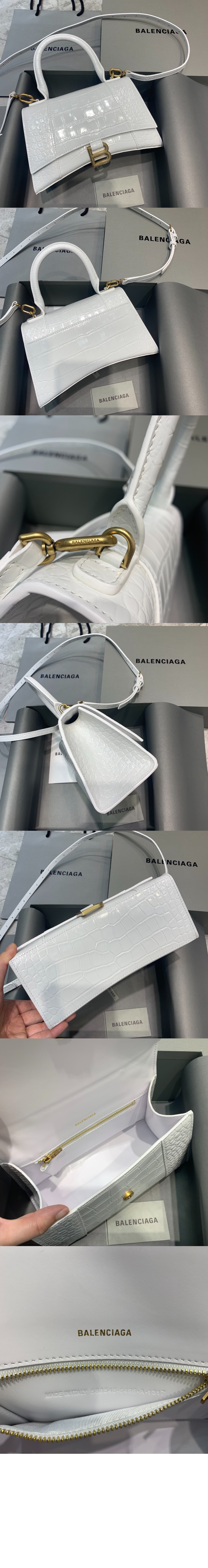 샤이니 크로커다일 엠보싱 카프스킨 593546 > Hourglass - 아워글래스