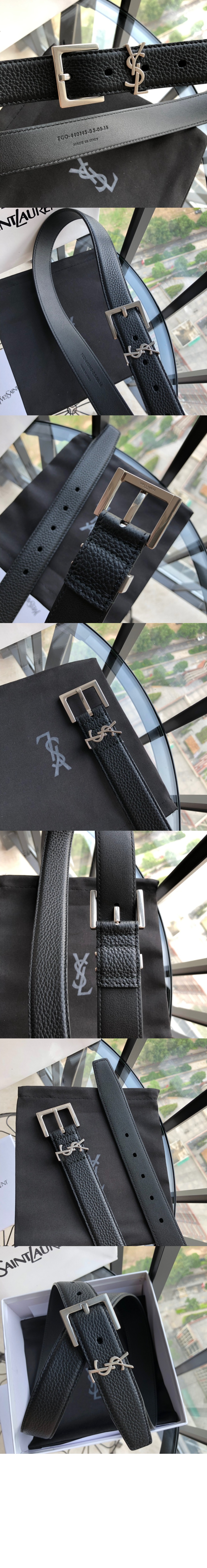 모노그램 토고레더 벨트 634440 > 생로랑