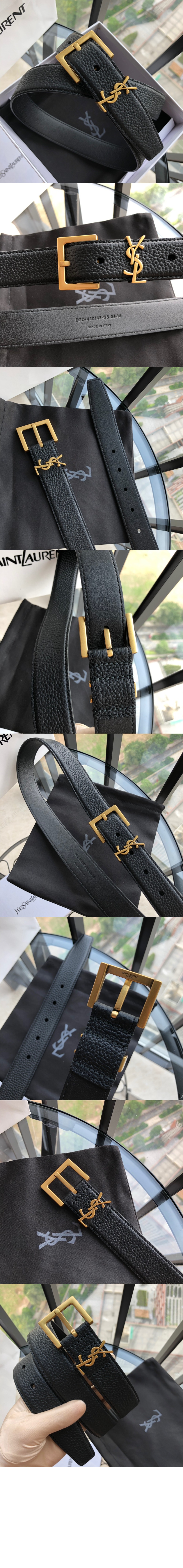 모노그램 토고레더 벨트 634440 > 생로랑