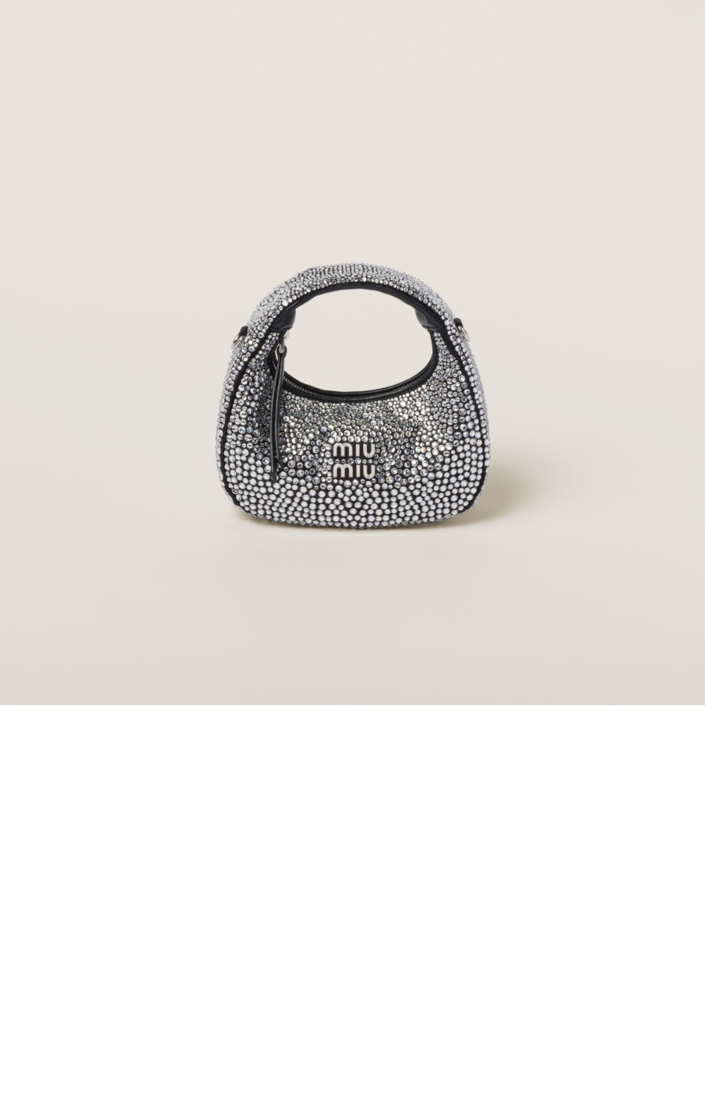 완더 세틴 크리스털 미니 호보 백 5BP078 > Wander - 원더