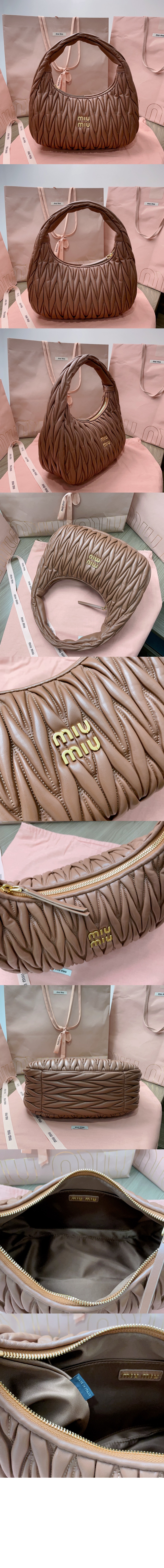 완더 마테라쎄 나파 가죽 호보 백 5BC108 > Wander - 원더