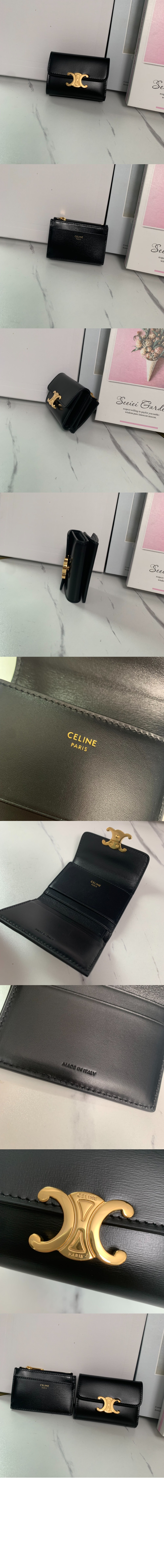 컴팩트 반지갑 10I653 > Triomphe Coin Purse - 트리옹프 동전 지갑