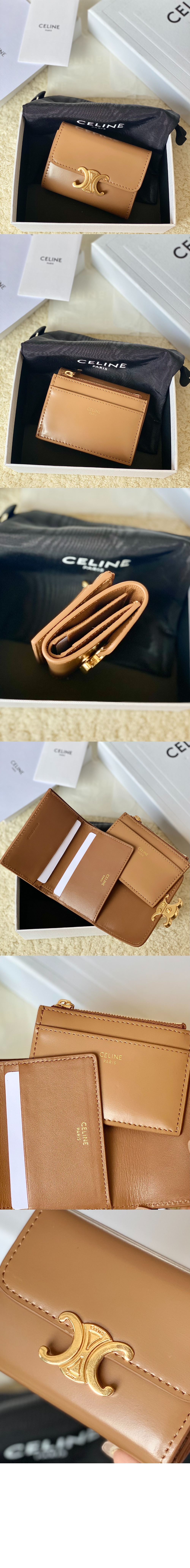 컴팩트 반지갑 10I653 > Triomphe Coin Purse - 트리옹프 동전 지갑