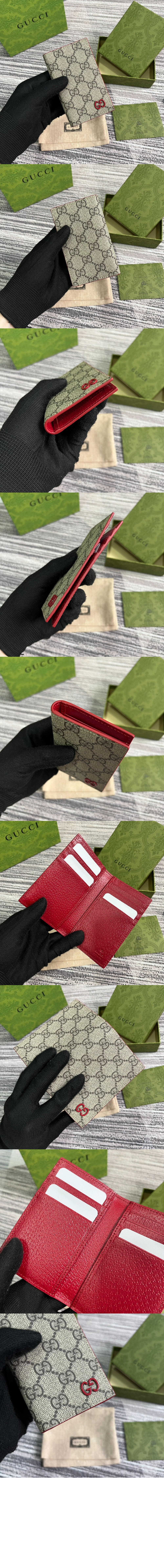 블루로 내부를 완성한 GG 롱 카드 케이스 768249 > GG Emblem - GG 엠블럼