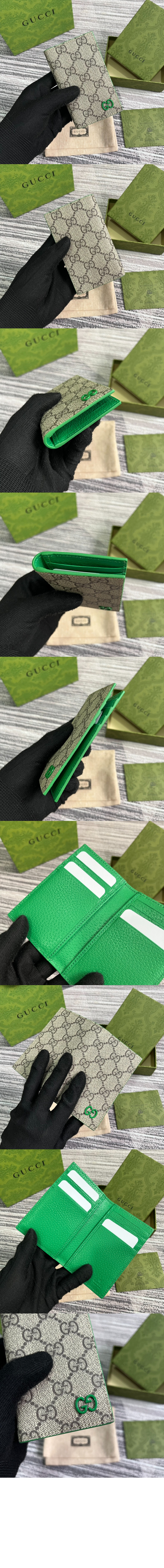 블루로 내부를 완성한 GG 롱 카드 케이스 768249 > GG Emblem - GG 엠블럼