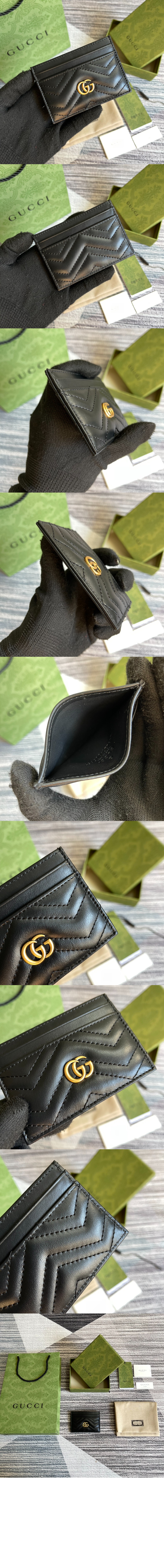 GG 마몽 마틀라세 카드지갑 ‎443127 > GG Marmont - GG 마몽