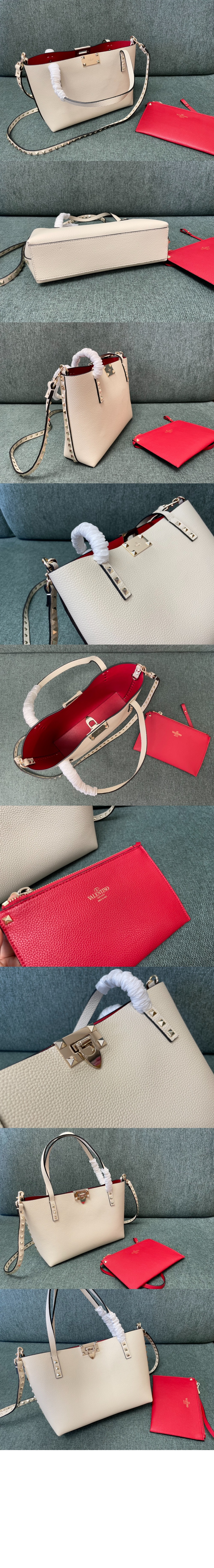 콘트라스트 라이닝 락스터드 백 > Rockstud - 락스터드