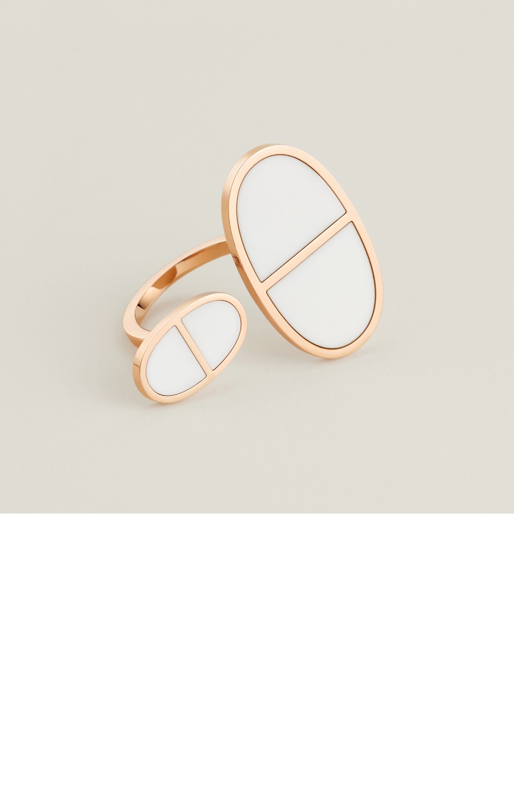 Chaine d ancre Verso 반지 > 에르메스