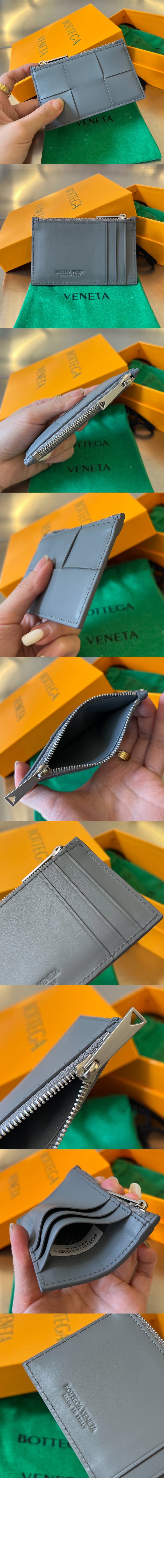 지퍼 카드지갑 679843 > Intrecciato Card Case - 인트레치아토 카드지갑