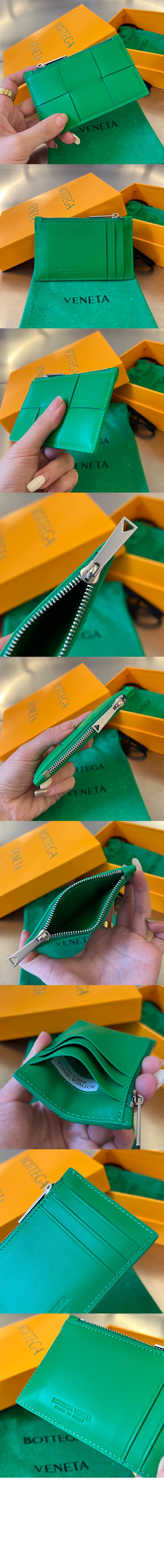 지퍼 카드지갑 679843 > Intrecciato Card Case - 인트레치아토 카드지갑