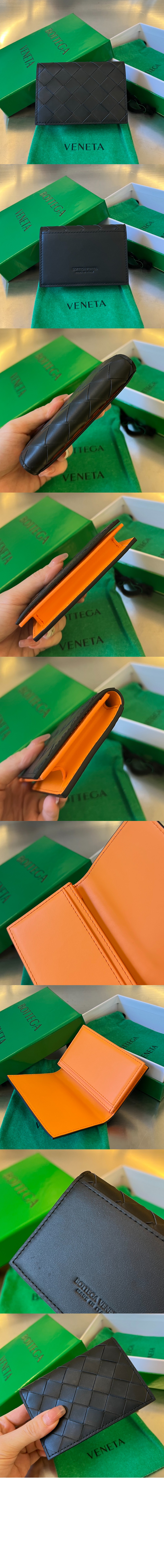 인트레치아토 명함 케이스 605720 > Intrecciato Card Case - 인트레치아토 카드지갑