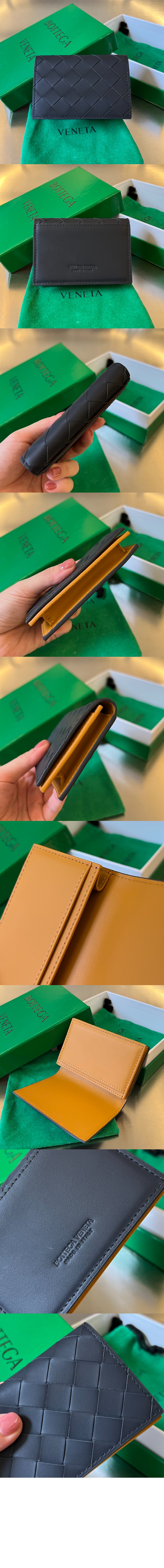 인트레치아토 명함 케이스 605720 > Intrecciato Card Case - 인트레치아토 카드지갑