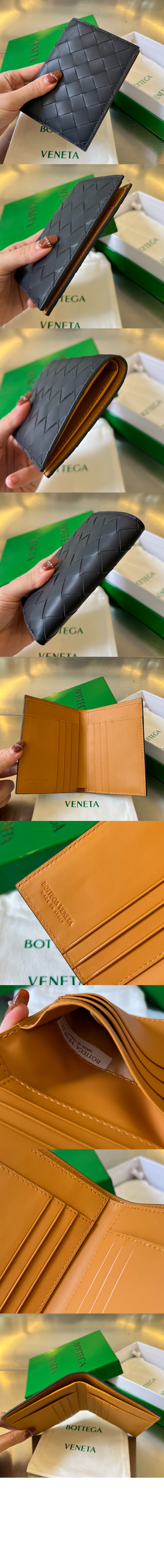 인트레치아토 플랩 지갑 742143 > Intrecciato Card Case - 인트레치아토 카드지갑