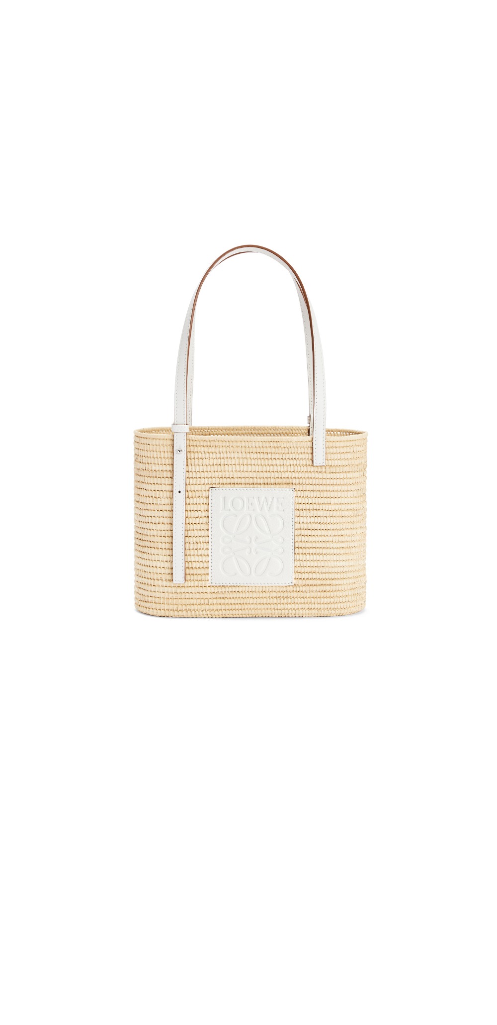 스몰 스퀘어 바스켓 백 - 라피아 & 카프스킨 > Square Basket - 스퀘어 바스켓