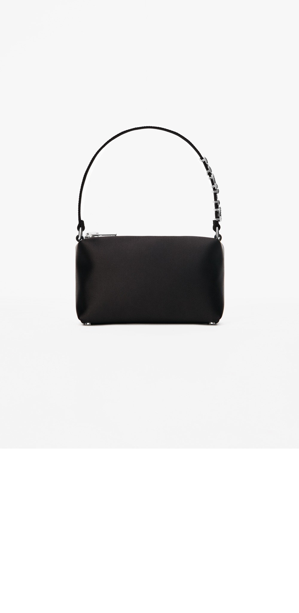 크리스탈 로고 장식 새틴 클러치 20121P > Rockie - 로키