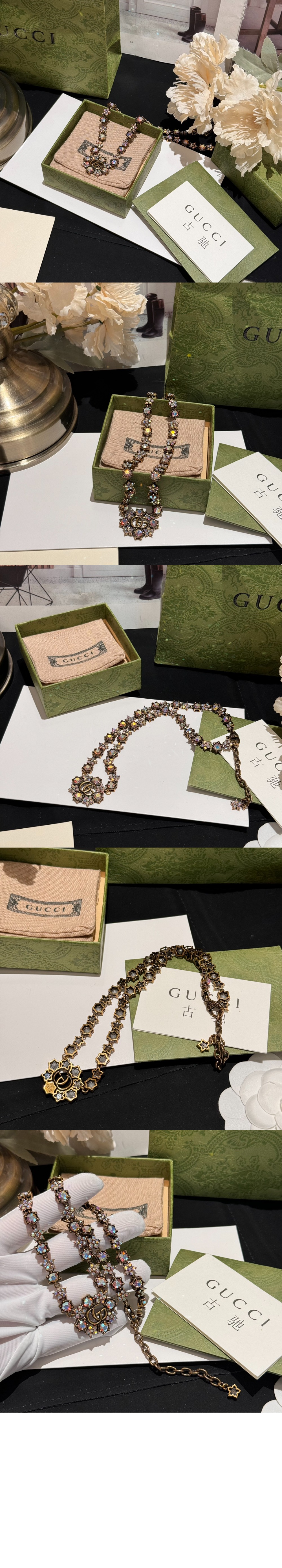 크리스털 꽃 목걸이 753805 > Etc - 기타제품