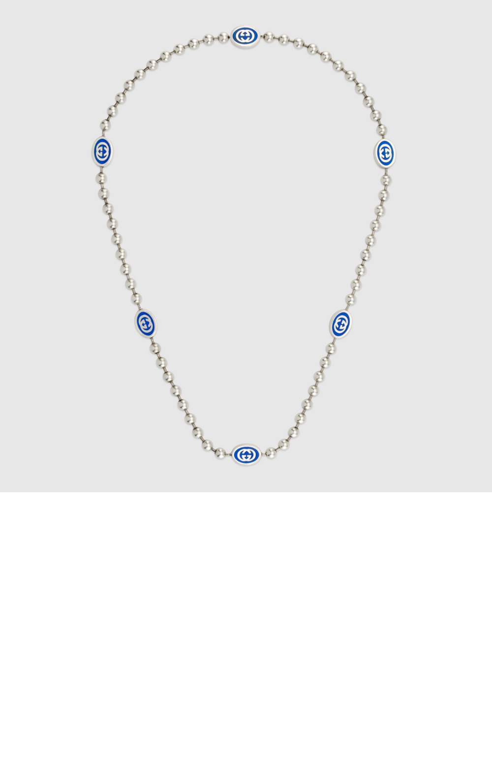 인터로킹 G 볼 체인 목걸이 753448 > Etc - 기타제품