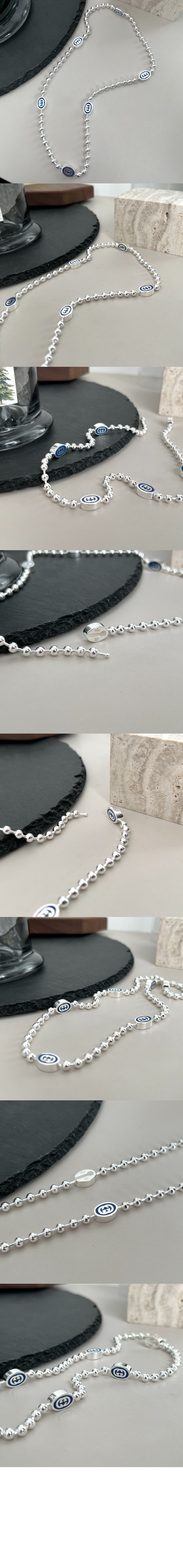 인터로킹 G 볼 체인 목걸이 753448 > Etc - 기타제품