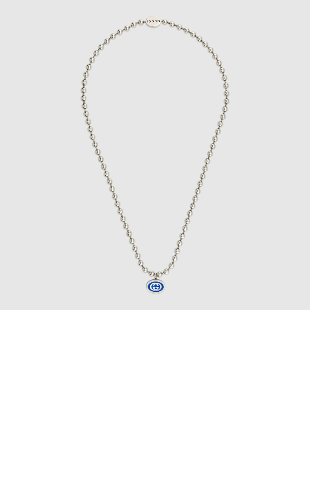 인터로킹 G 볼 체인 목걸이 753438 > Etc - 기타제품