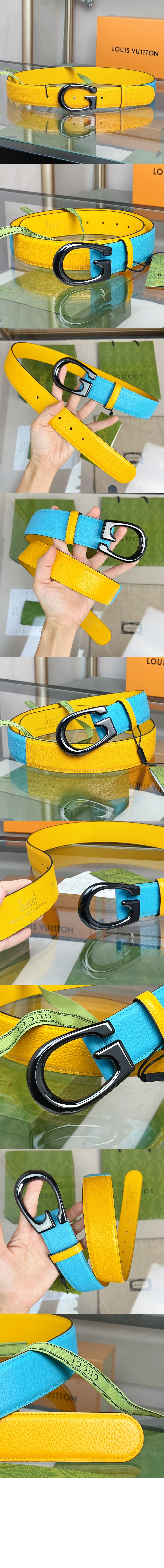 와이드 벨트 709954 > 구찌