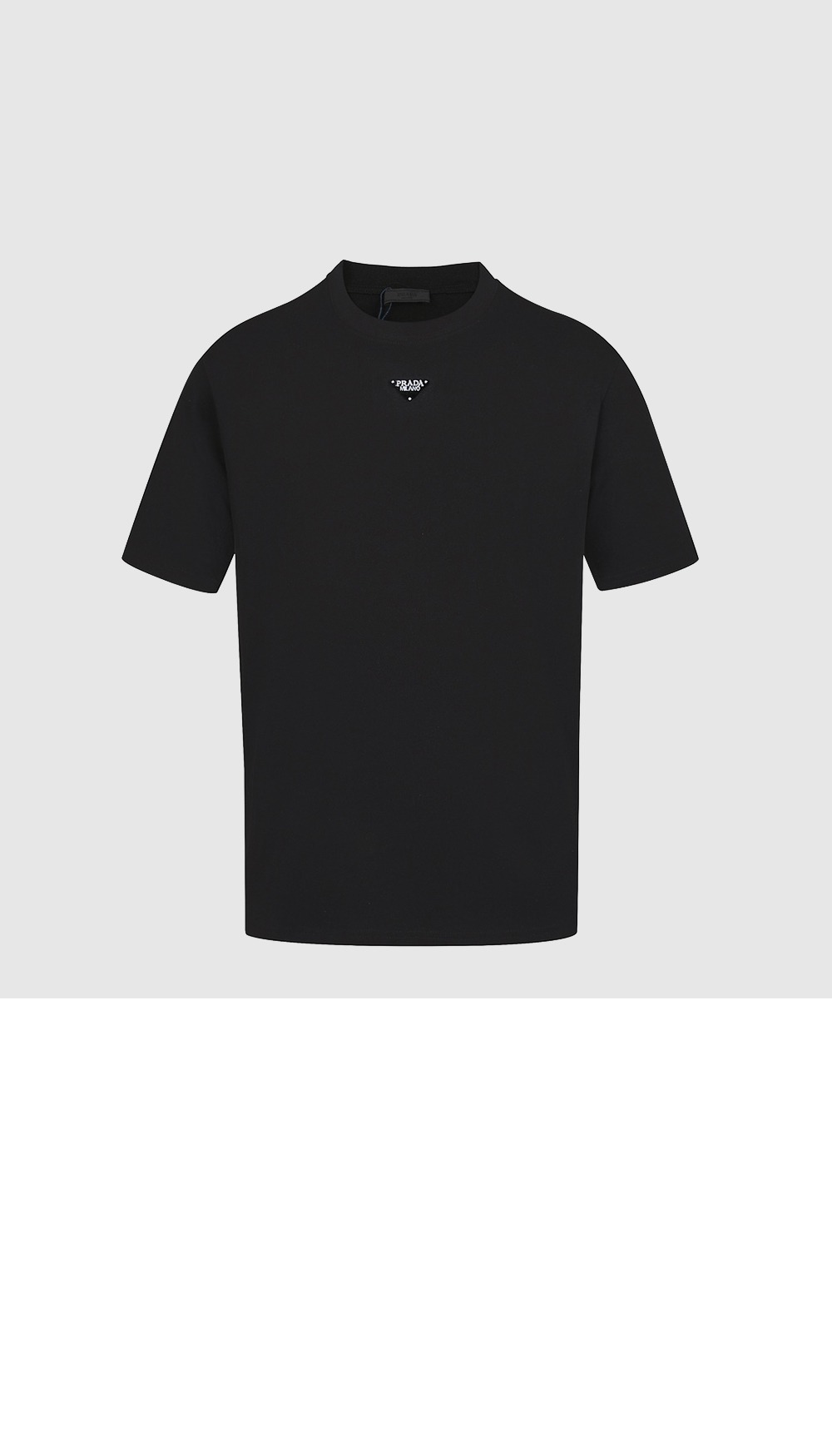 로고 프린트 반팔 > 프라다