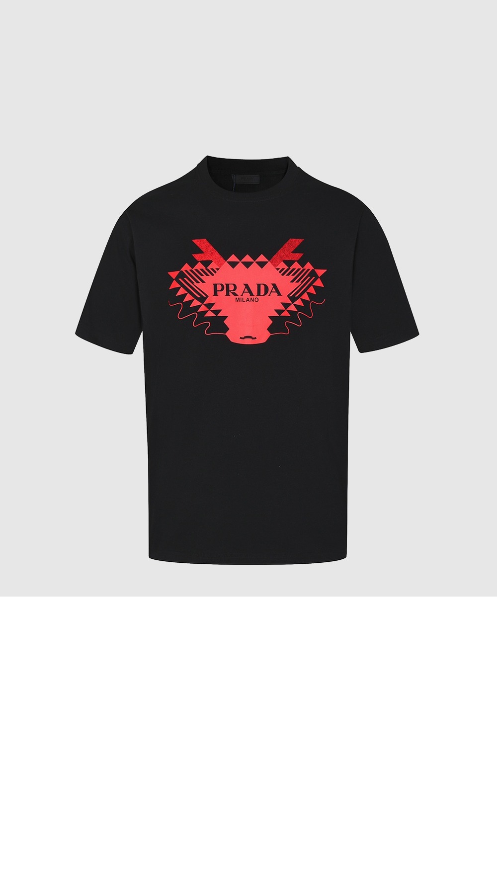 플라워 코튼 톱 > 프라다