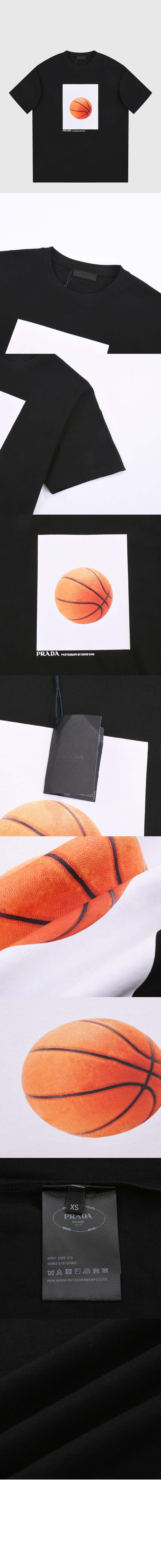 플라워 코튼 톱 > 프라다