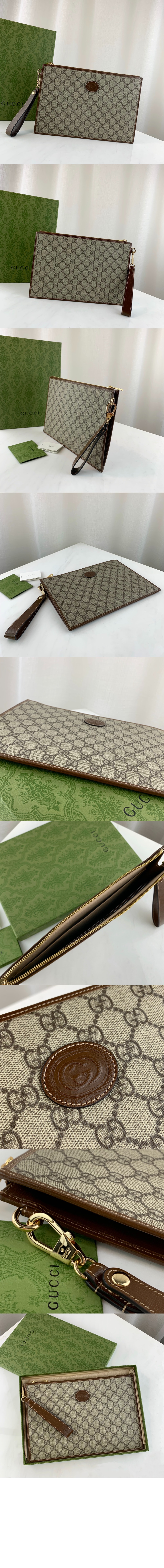 인터로킹 G 파우치 672953 > GG Marmont - GG 마몽