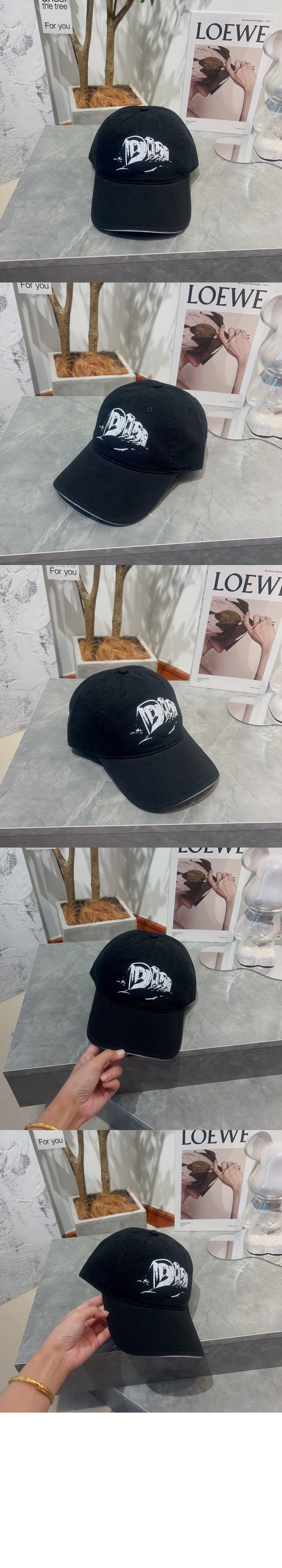 로고 베이스볼 캡 243C9 > 디올